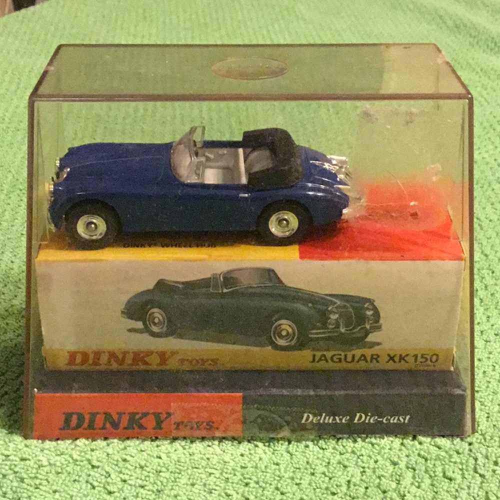 Used Vintage Jaguar XK150 Die-cast Model - Blue - Picture 3 of 5